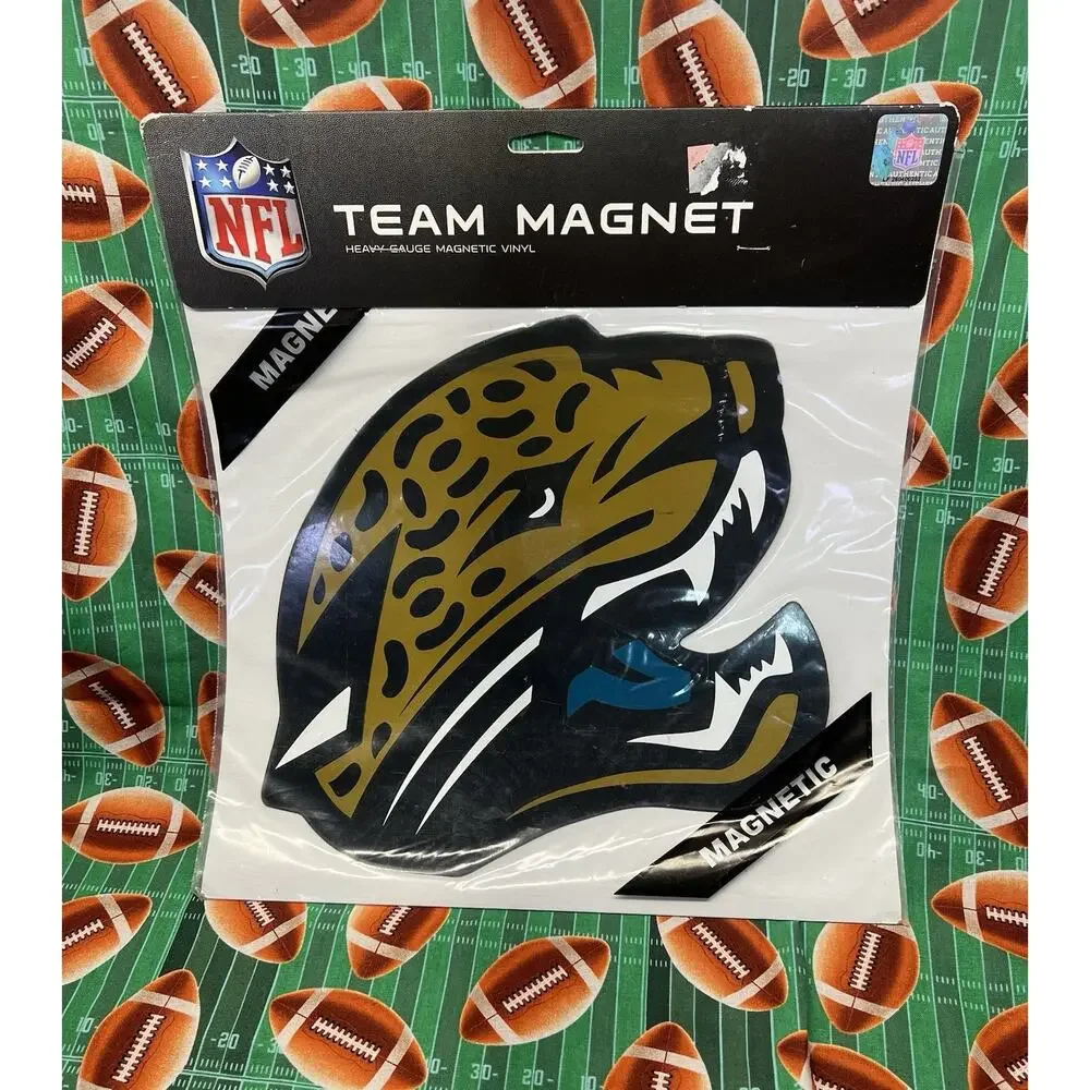 Jacksonville Jaguars Officially LicensedHelmet Magnet Made USA Heavy Gauge Vinyl
